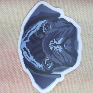 (D) Dog Sticker Doggie Dog Mom Puppy